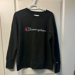 Champion olive green Crewneck Sweatshirt